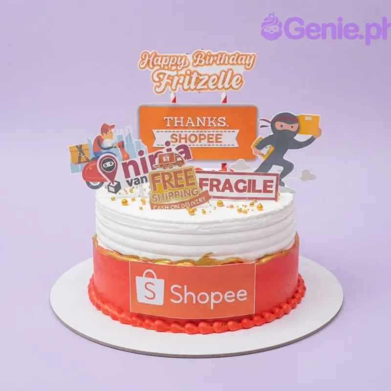 Shopee Delivery Ninja Cake Design
