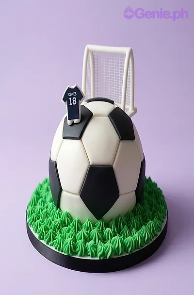 Soccer Ball Sports Cake Design