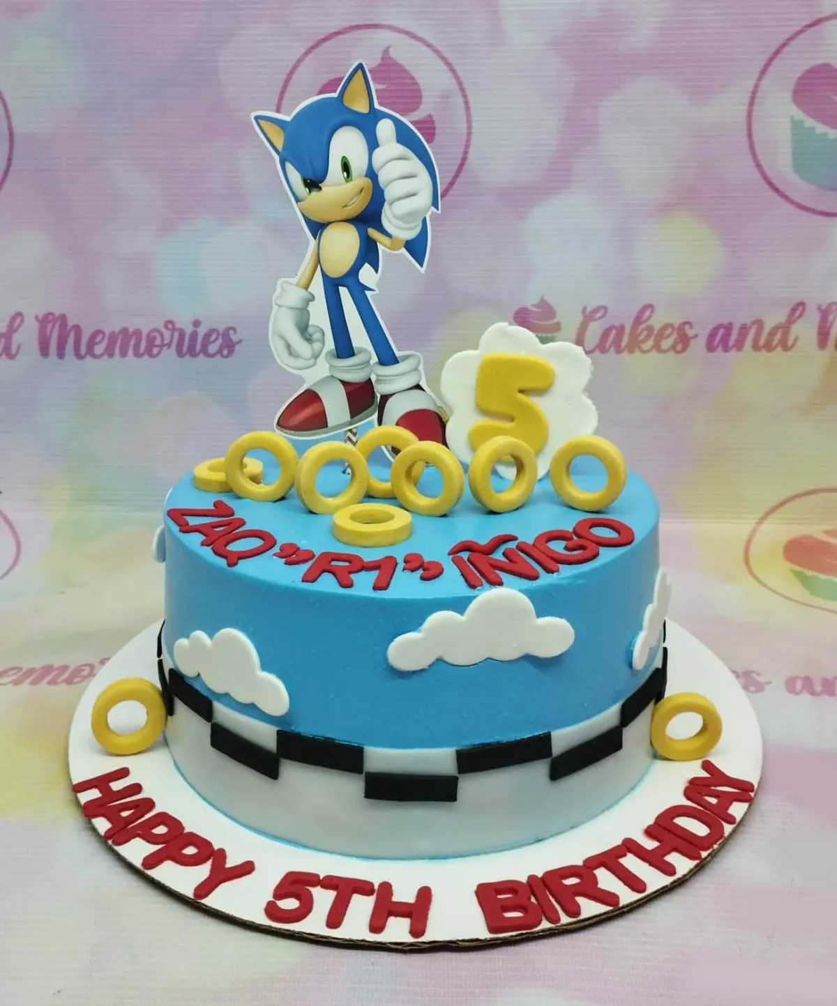Sonic The Hedgehog Cake