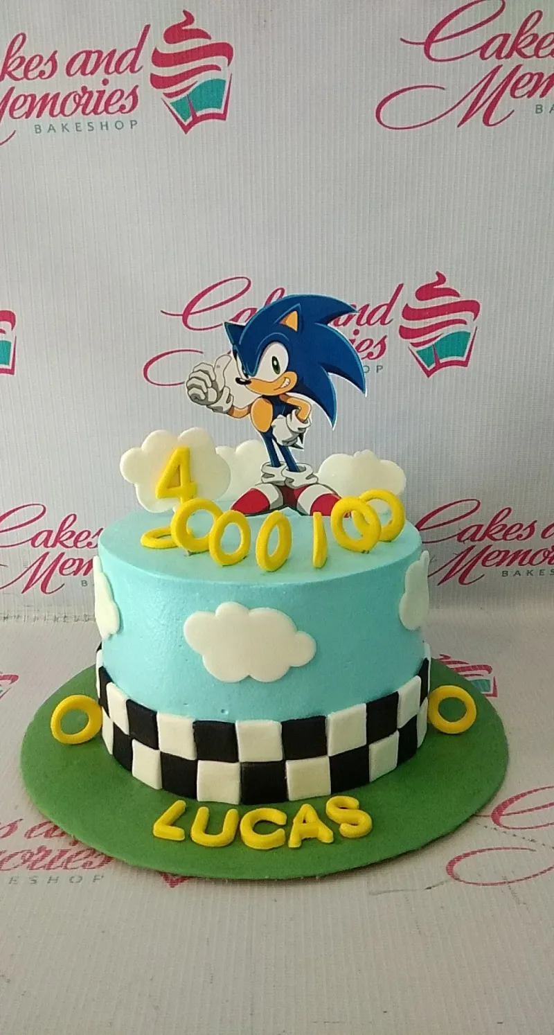 Sonic The Hedgehog Cake
