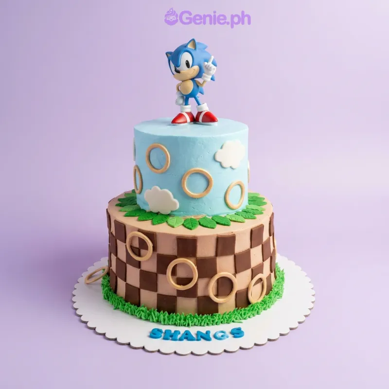 Sonic The Hedgehog Cake