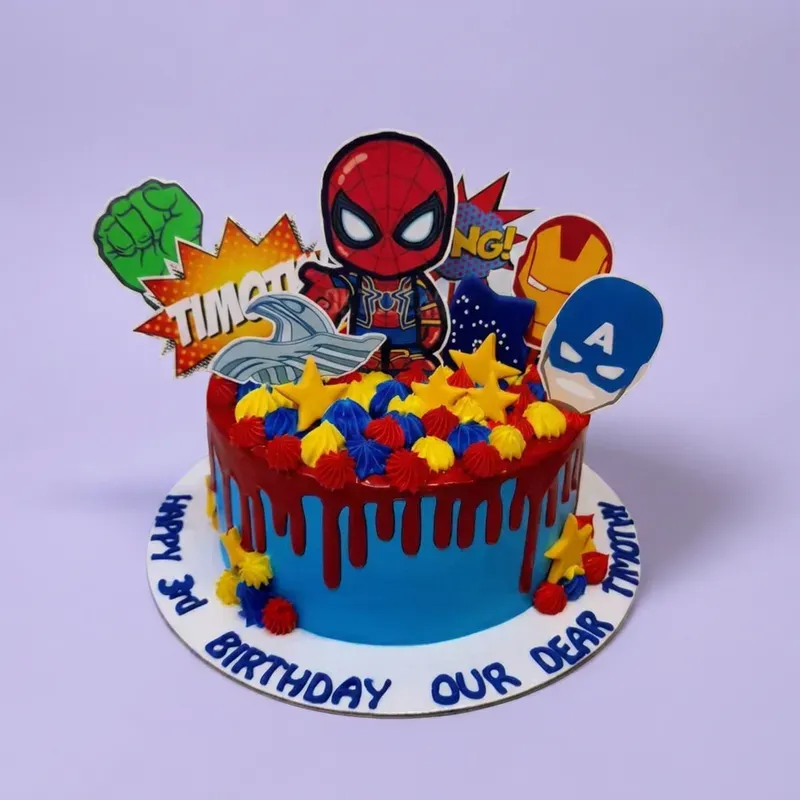 Spiderman Avengers Cake