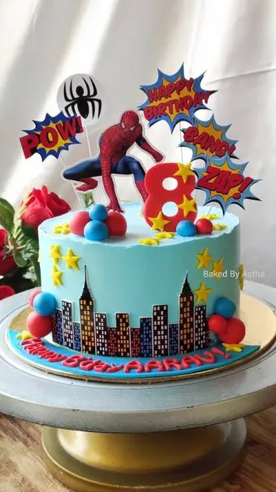 Spiderman Cake Spiderman Cake