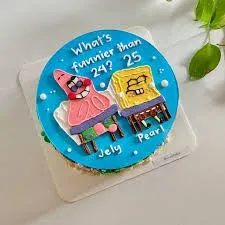 Spongebob Doodle Cake Design