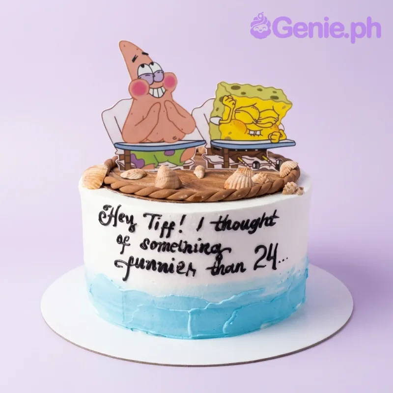 Spongebob Beach Cake Design