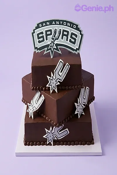 Spurs Basketball Cake