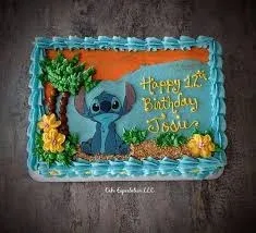 Stitch Birthday Cake