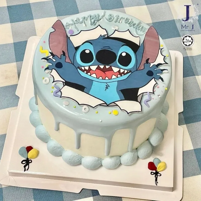 Stitch Birthday Cake