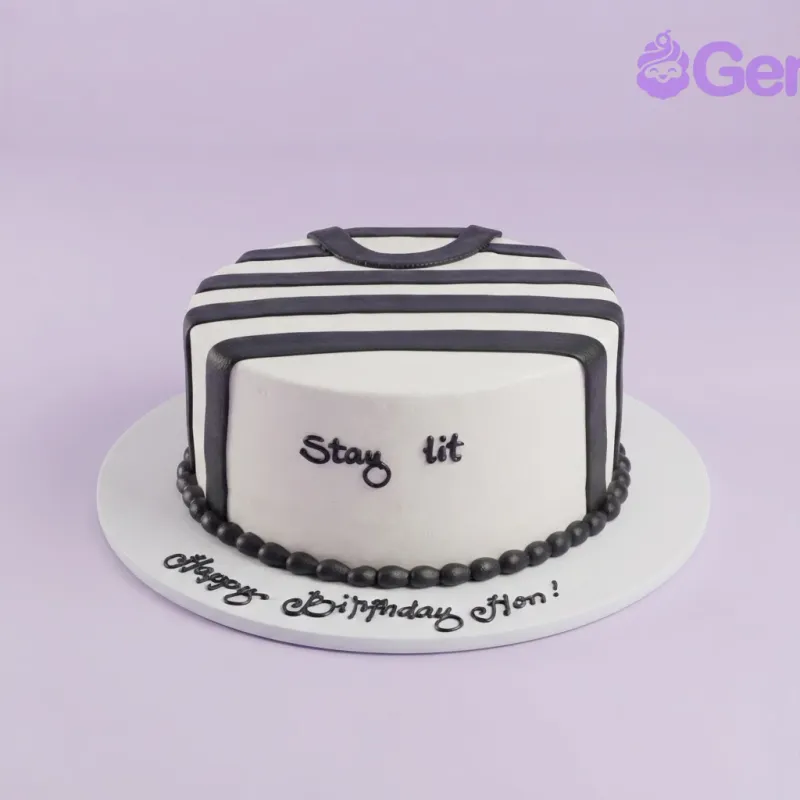 Striped Shirt Cake