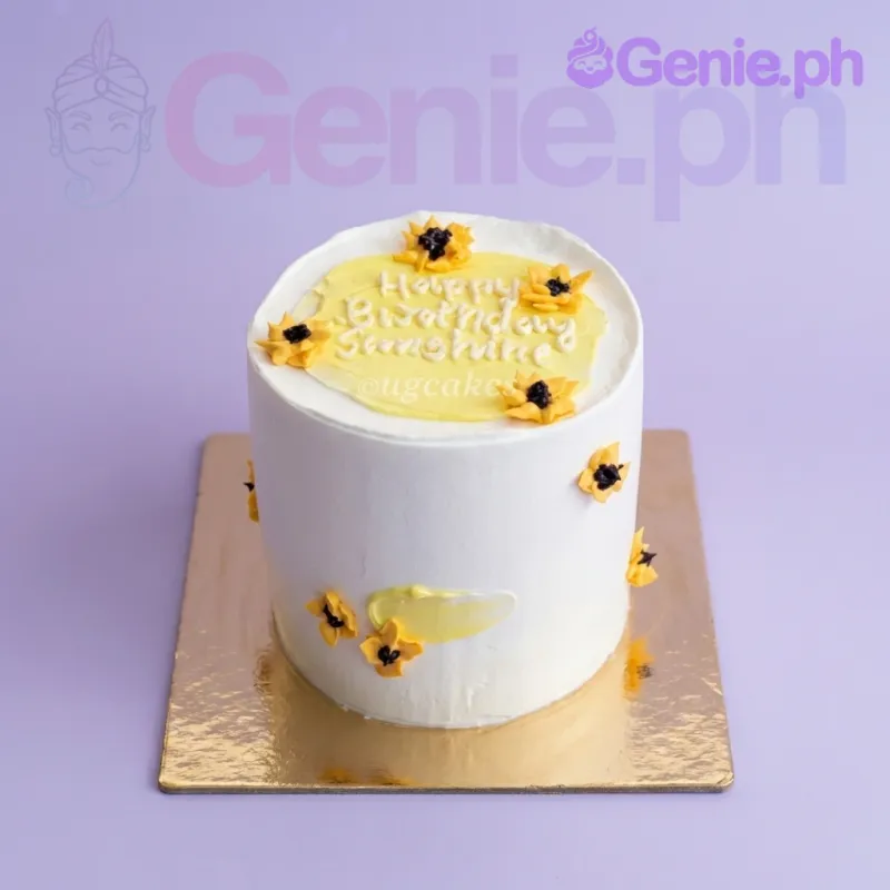 Sunflower Bento Sunshine Cake Design