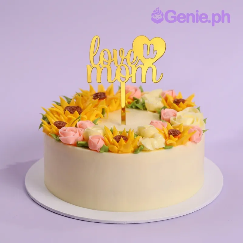 Sunflower Mom Mother's Day Cakes Cake Design