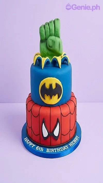 Superhero Avengers Batman Cake Design