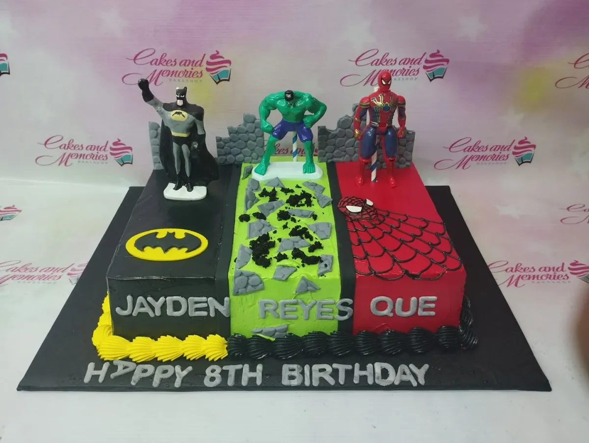 Superhero Hulk Cake Design
