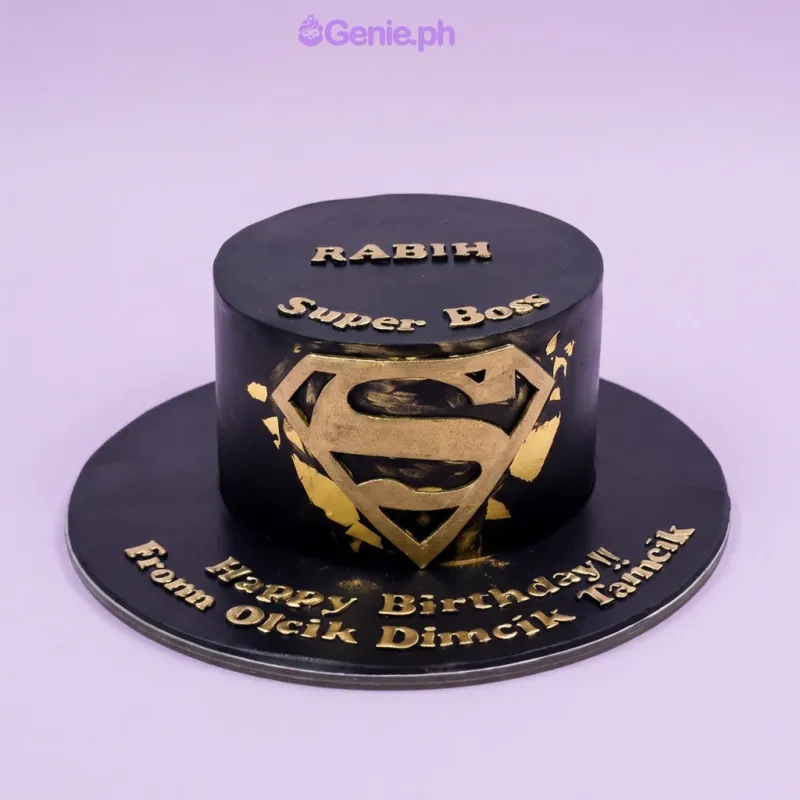 Superman Boss Cake