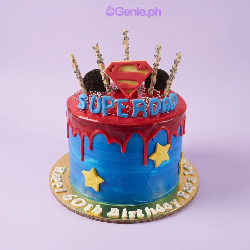 Superman Dad Father's Day Cakes Cake Design