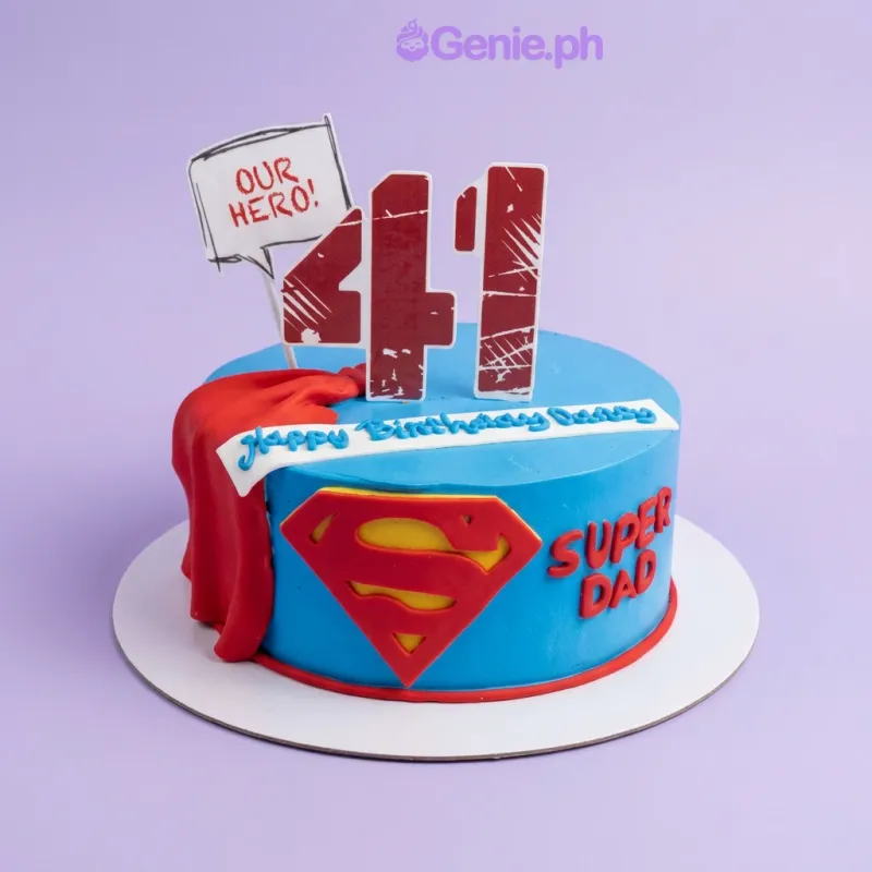 Superman Dad Father's Day Cakes Cake Design