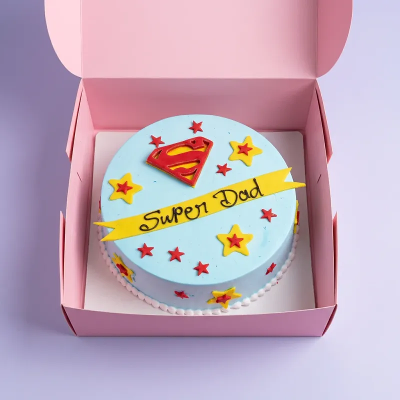 Superman Dad Father's Day Cakes Cake Design