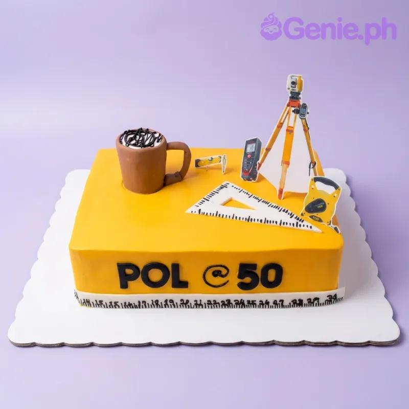 Surveyor Birthday Engineer Cake Design
