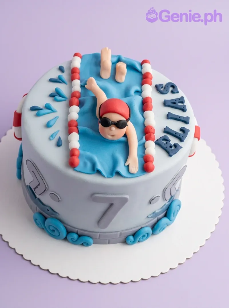 Swimming Pool Cake