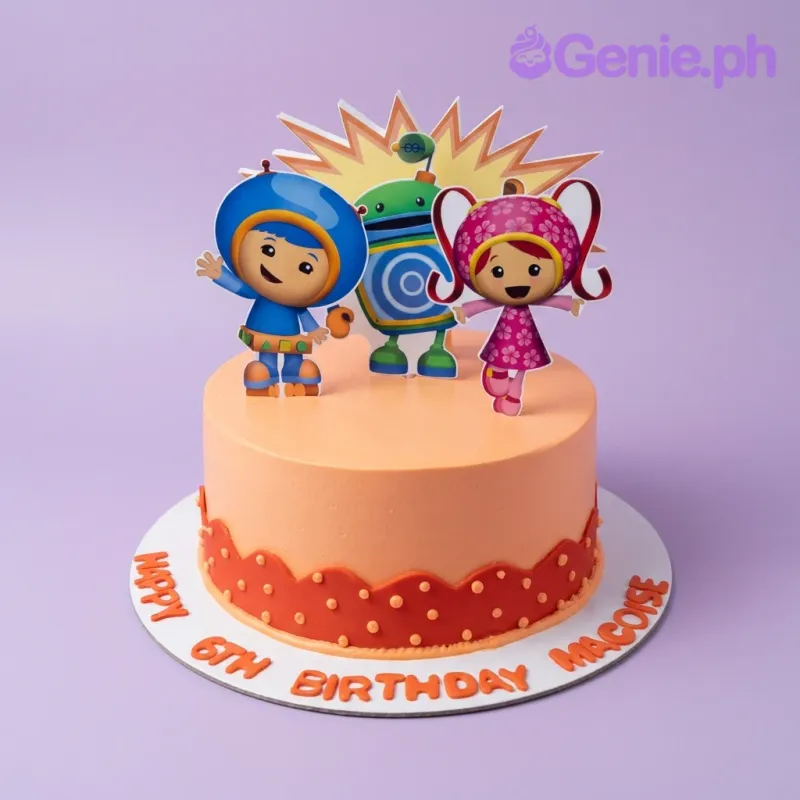 Team Umizoomi Cartoon Cake Design