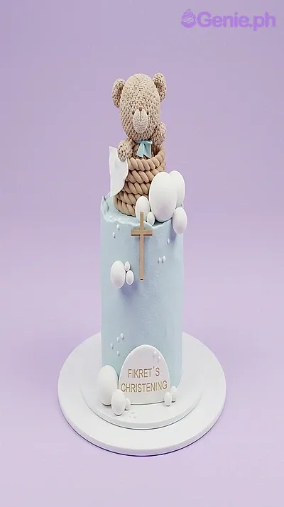 Teddy Bear Baptism Cake Teddy Bear Baptism Cake