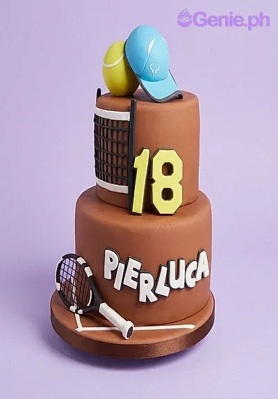 Tennis Birthday Cake