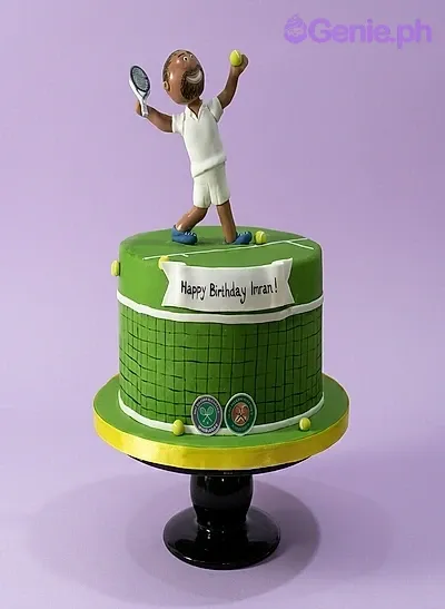 Tennis Court Sports Cake Design