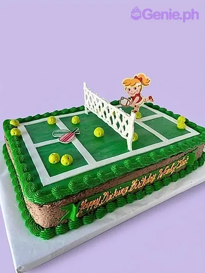 Tennis Court Cake