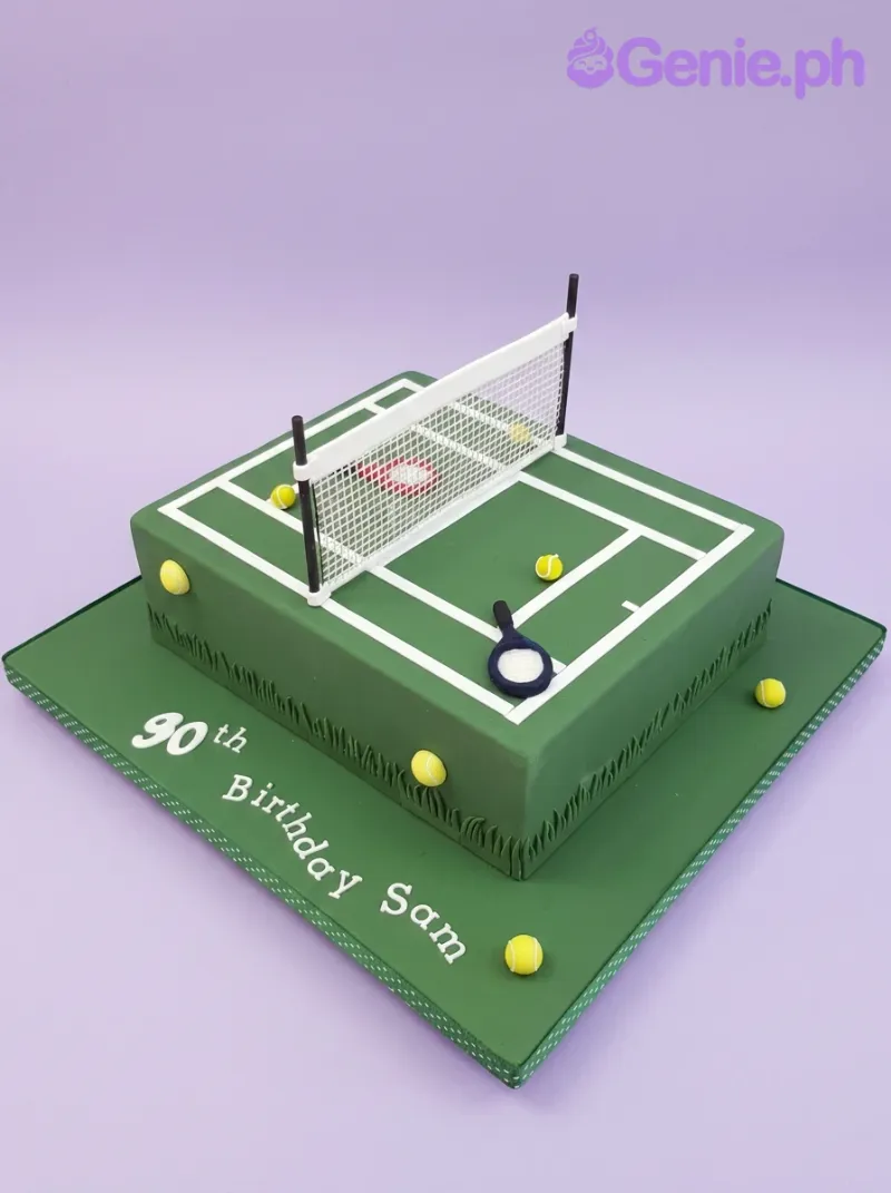 Tennis Court Cake
