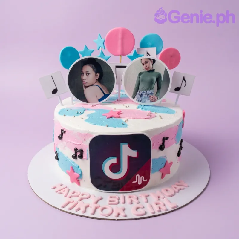 Tiktok Girl Cake
