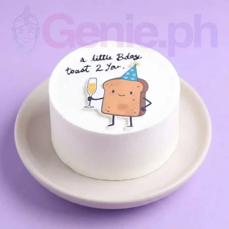 Toast Birthday Bento Cake Design