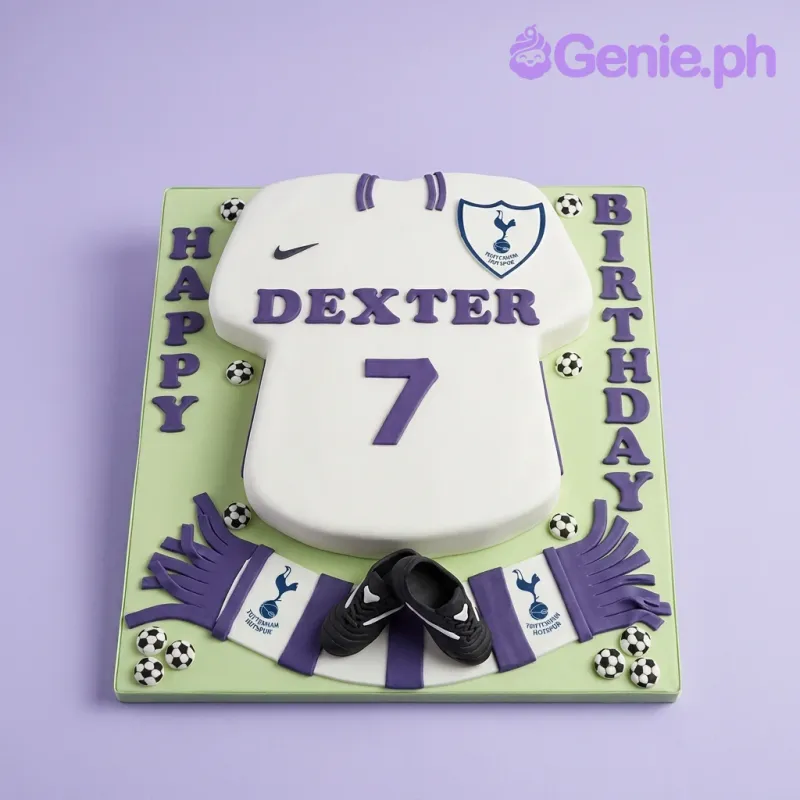 Tottenham Hotspur Soccer Cake