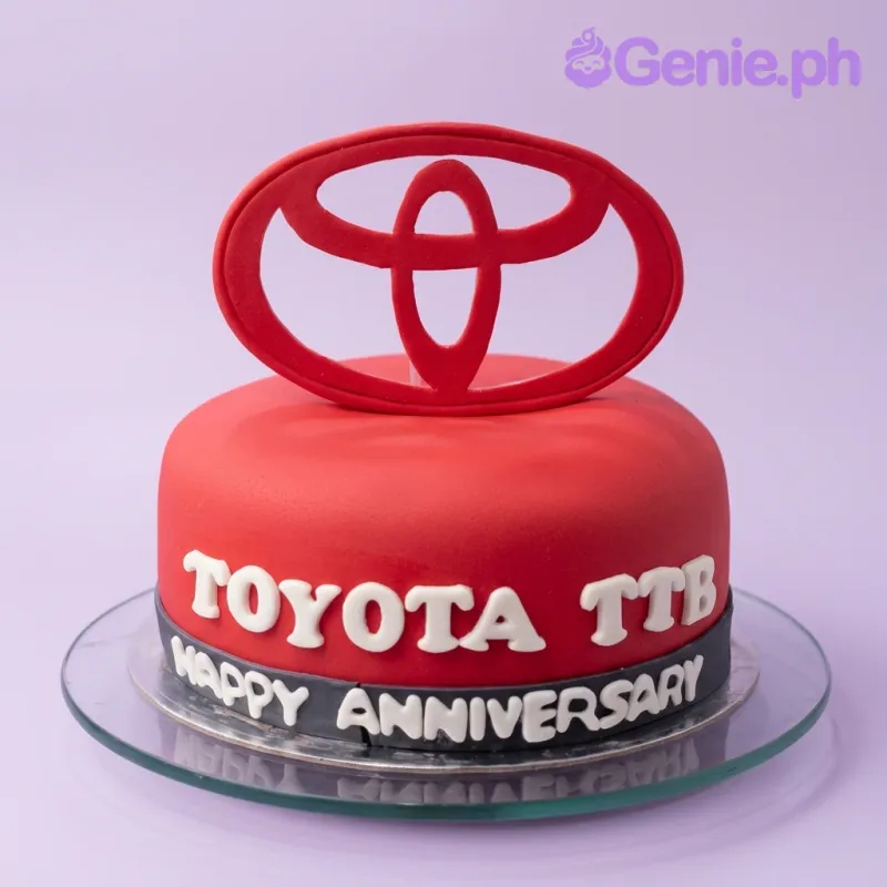Toyota Anniversary Wheels Cake Design