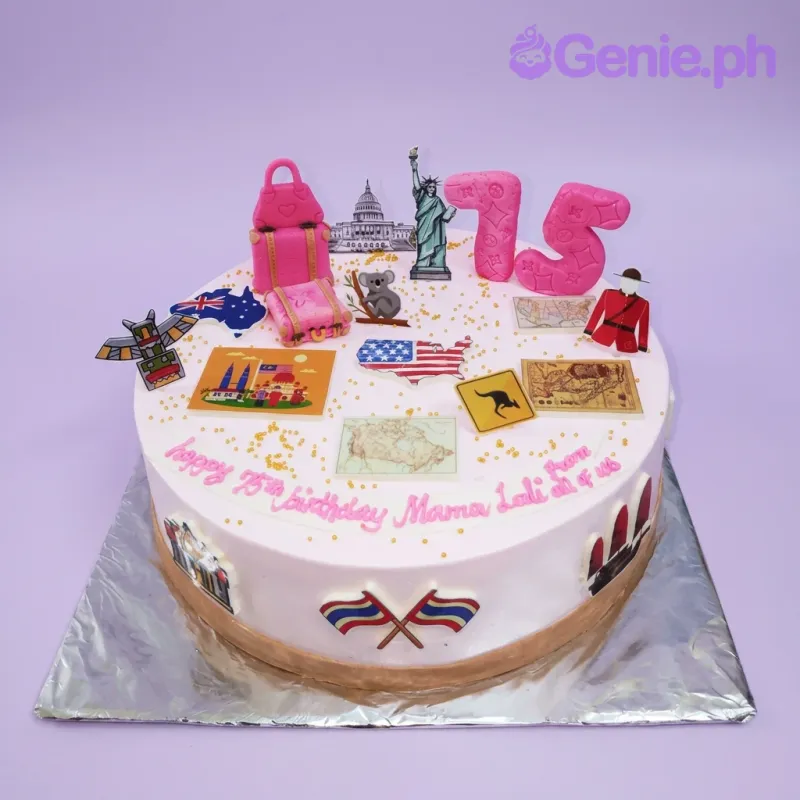 Travel Birthday Cake