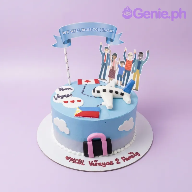 Travel Farewell Cake