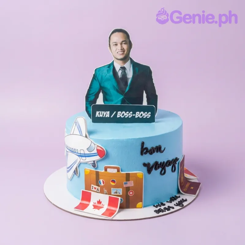 Travel Farewell Cake