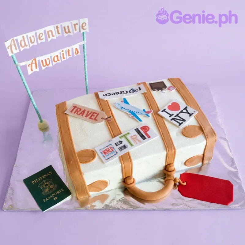 Travel Suitcase Cake