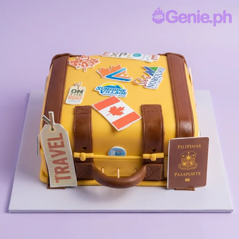 Travel Suitcase Cake