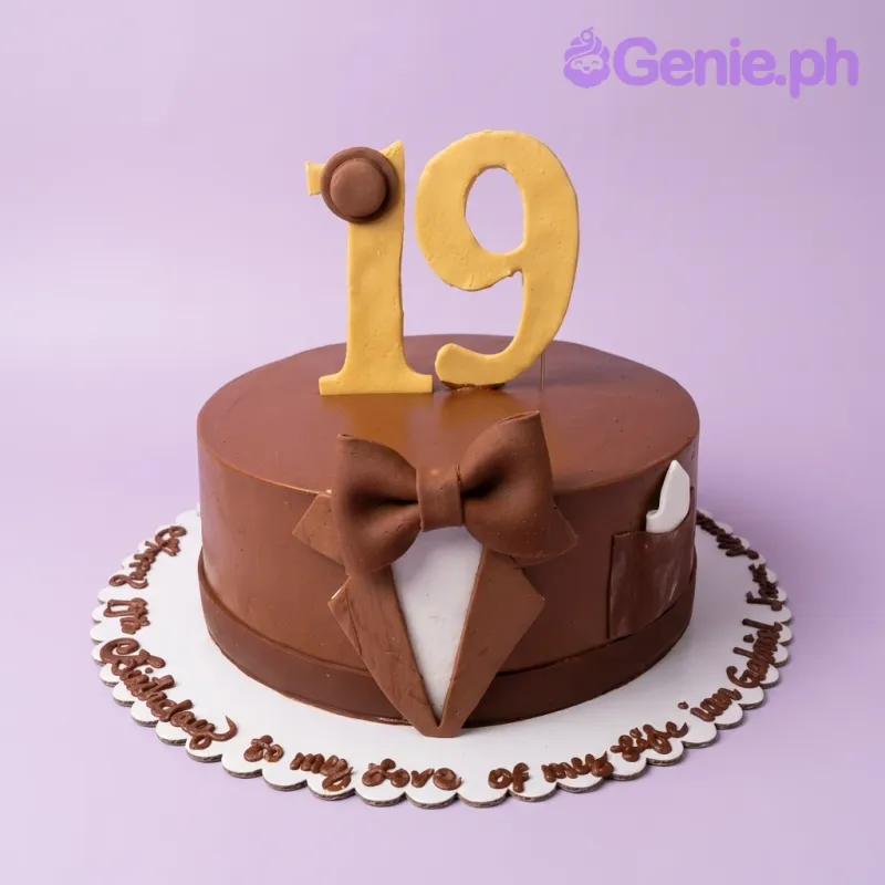 Tuxedo Birthday Suit Cake Design