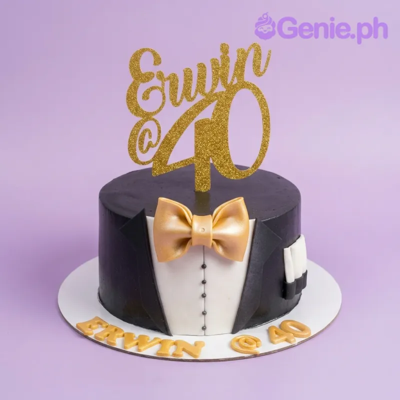 Tuxedo Suit Cake Design