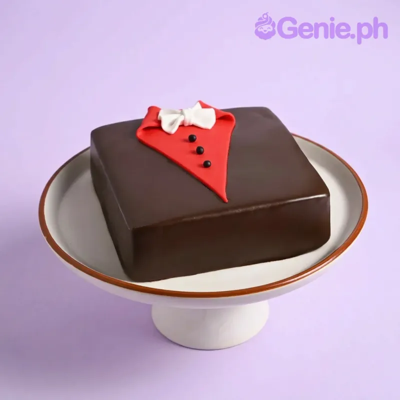 Tuxedo Gentleman Shirt Cake Design