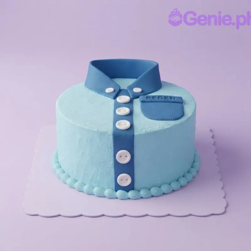 Tuxedo Shirt Cake