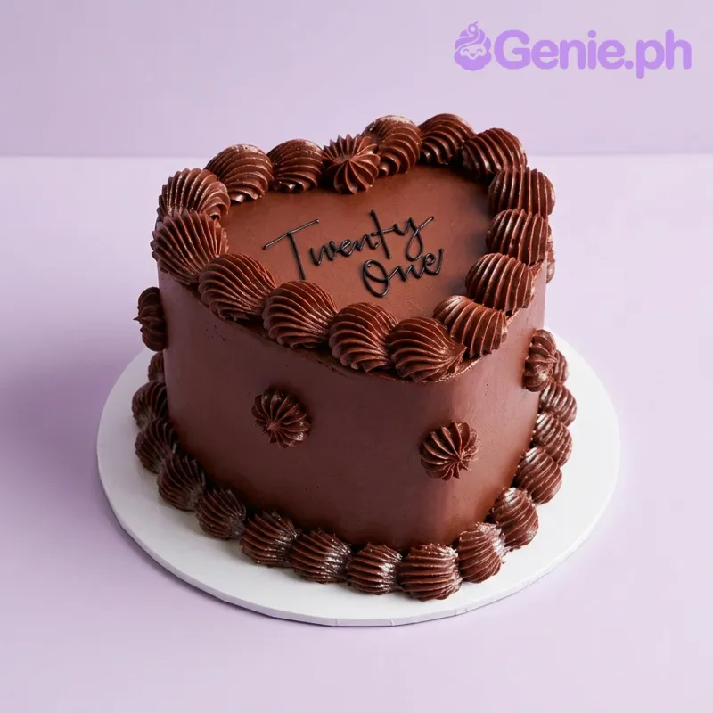 Twenty One Heart Cake