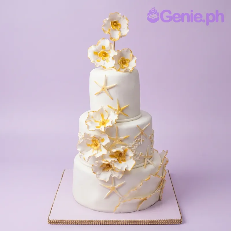 Under The Sea Wedding Cake