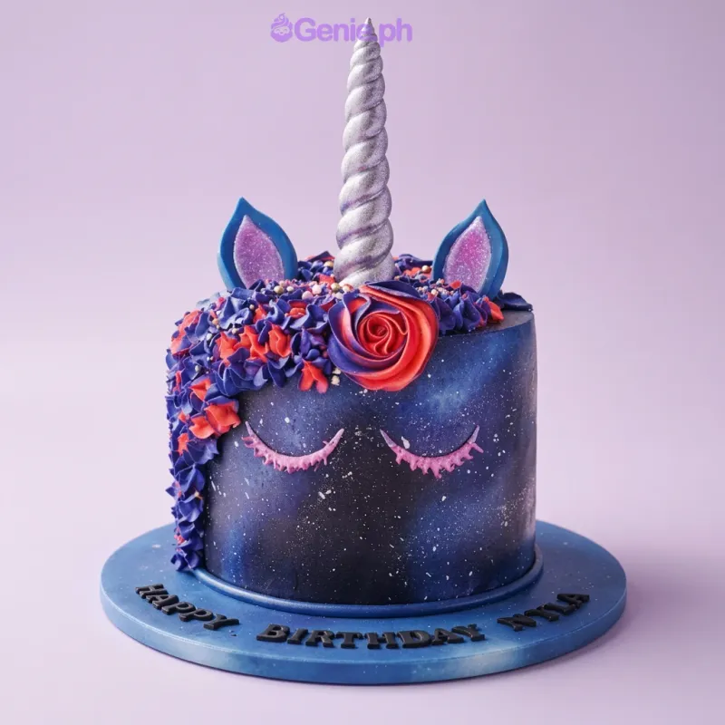 Unicorn Galaxy Cake