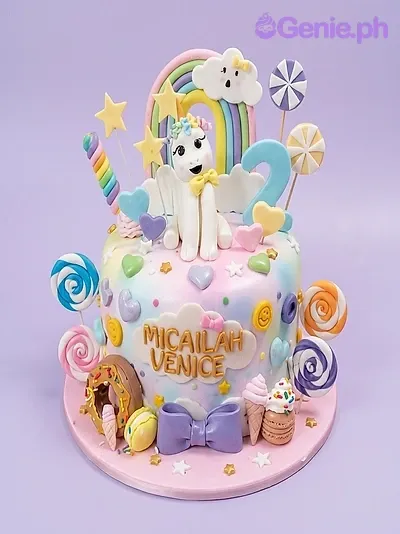 Unicorn Rainbow Cake