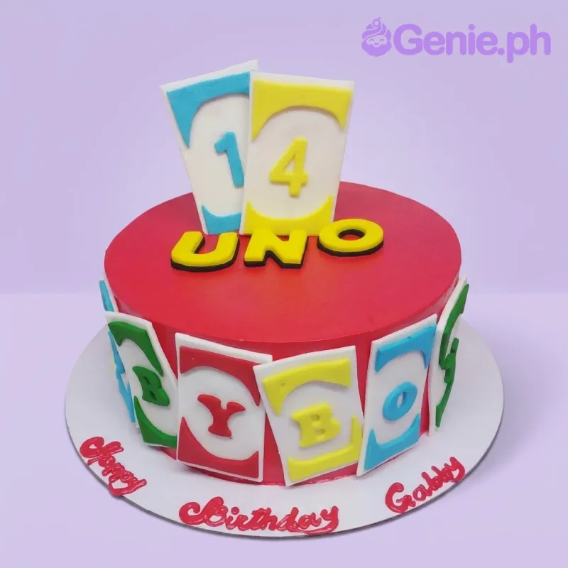 Uno Card Cards Cake Design