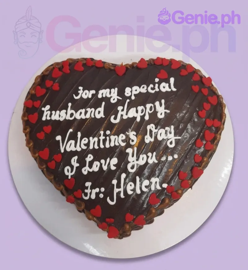 Valentine's Day Heart Valentines Cake Design