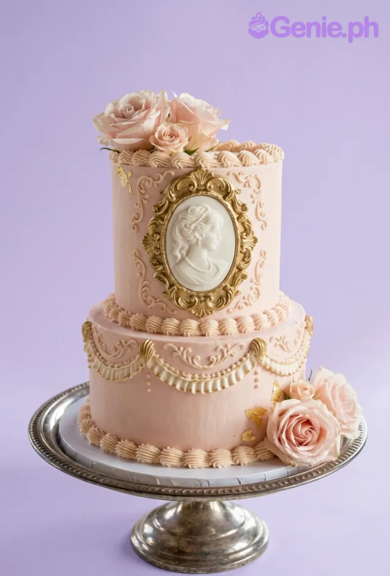 Vintage Cameo Cake