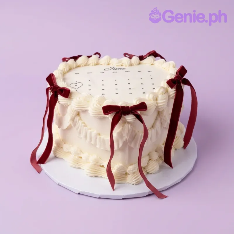 Vintage Heart Cake
